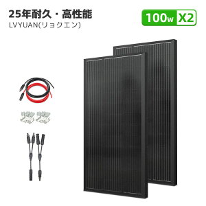 LVYUAN200W PERC ǽ ñ뾽 顼ѥͥ 巿 100W2 ȯťå: 2 ۸ѥͥ 100W顼ѥͥ + 10m顼֥5m ֡5m +顼 ѥͥ Z ֥饱å 2å+ Y ͥ ʥͥ륮  