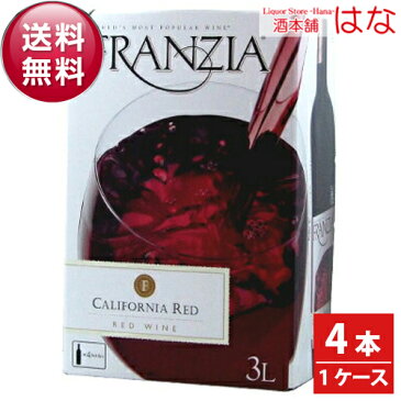 【送料無料】フランジア 赤 バック・イン・ボックス 3L×4本（1ケース）（赤ワイン） 【2ケースまで同梱可】【クール便がオススメ】【お酒】＜赤 ギフト プレゼント 贈答品 贈り物 結婚祝い 内祝い お酒 箱＞