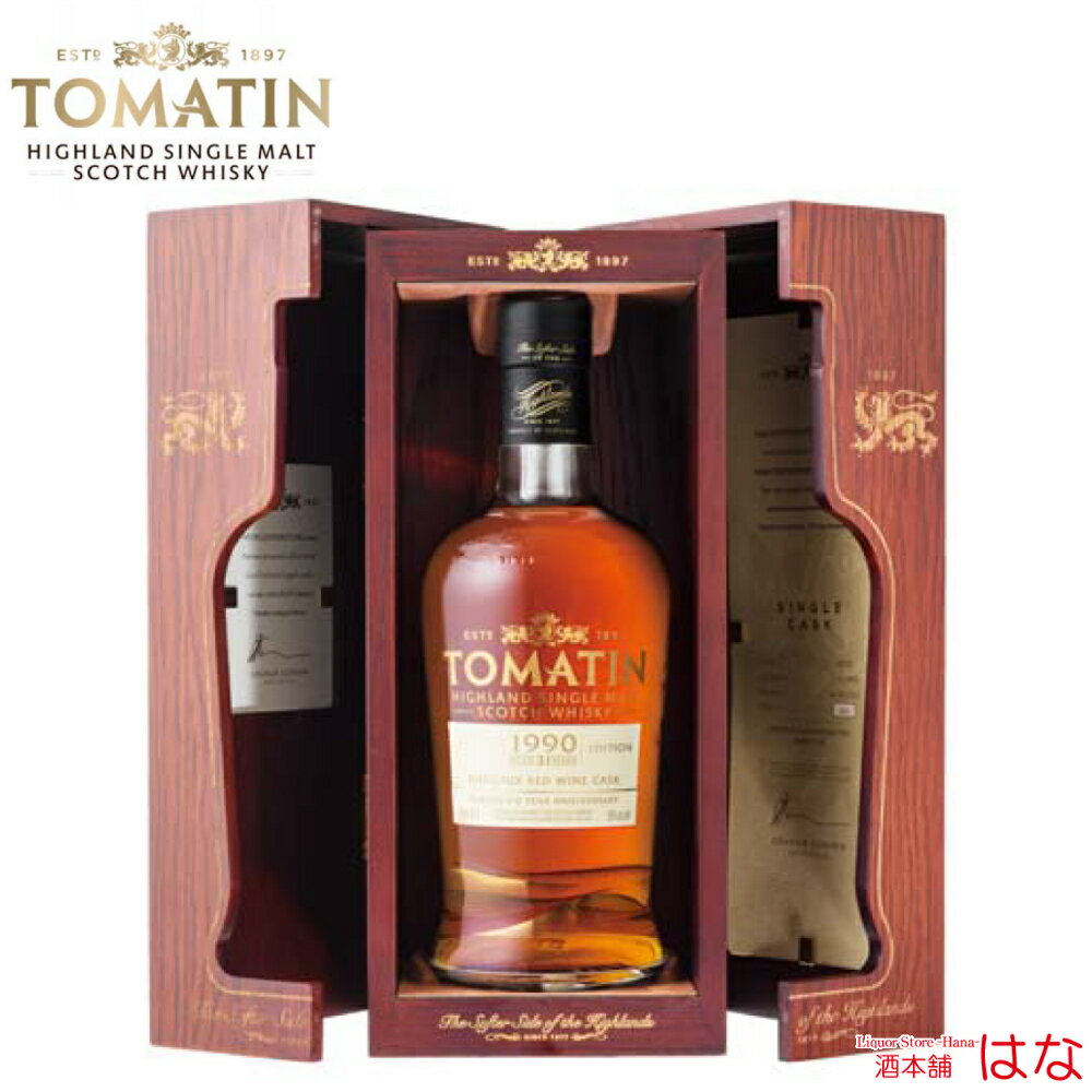 トマーティン 31年 マルゴー レッド ワイン カスク フィニッシュ 700ml 55度 シングルモルト スコッチ ウイスキー TOMATIN＜お酒 酒 ウイスキー お酒 御中元 ギフト プレゼント Gift ウイスキー 700ml ＞