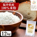 国産 米粉 12kg (2kg×6袋)減農薬栽培米使用 パン 麺 パスタ クッキー うどん 福井県産 短粒種と長粒種のブレンドミックス 吸水量低い 超微粉 無添...