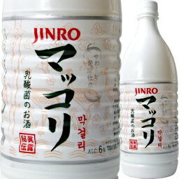 JINRO（ジンロ） マッコリ 1Lペット【韓国焼酎でおなじみの眞露から登場】＜御中元 ギフト プレゼント Gift お酒＞