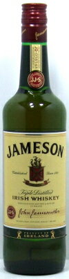 商品名 ジョンジェムソン　700ml JAMESON 商品説明 世界No.1アイリッシュウイスキー ジェムソンを代表するアイテム。 3回蒸留でスムーズな味わいが特長。 アイルランドの法律で定められた最低3年熟成を上回る 5年から7年熟成を経ている。 種　類 アイリッシュウイスキー アルコール度数 43度 産地・メーカー アイルランド 　　　