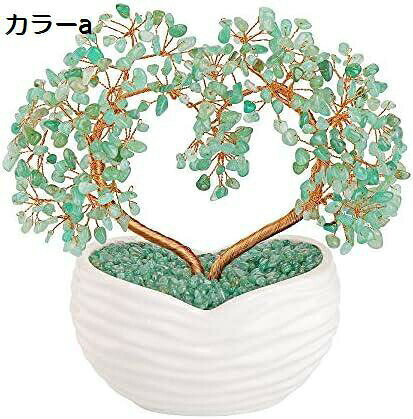 　　　 ◆◇◆人気の秘密◆◇◆ ?【サイズ】全体の高さ：20-21cm 台：7.5cm*13cm*7.5cm ?【素材】天然石＆銅線＆陶磁器。天然石なので、毎個の色や光沢は少し異なって、あらかじめご了承してください。枝は銅線なので、お好みに合わせて自由に形を変えられます。ぜひご自身で一番きれいに見えるようお試しくださいませ。お洒落でが溢れる陶磁器から作る台ですので、質感に優れており耐久性も良いです。 パワーストーンの効果でポジティブなエネルギーを体感しよう！リラックスや癒しに最適です。 ユニークで可愛いハートデザインの装飾品は、新築祝いや開業祝いに最適な贈り物です。 高い耐久性と質感を持つ陶磁器から作られた台は、インテリアに華を添える完璧な贈り物に！ 　　　◆◇◆注意事項◆◇◆ご覧のモニターの環境、撮影環境により実物と色味が異なって見える場合がございます。湿った状態で他のものと擦り合わせると色が移る恐れがあります。濃色品の洗濯時は、白色、淡色と分けて洗ってください。説明 【秘密のパワーを持つハート形の招財樹】- 金運?恋愛運?健康運を呼び込む7つのチャクラと風水のパワーストーン、自然の力を宿す緑のアベンチュリンで商売繁盛を祈願しよう！?【サイズ】全体の高さ：20-21cm 台：7.5cm*13cm*7.5cm?【素材】天然石＆銅線＆陶磁器。天然石なので、毎個の色や光沢は少し異なって、あらかじめご了承してください。枝は銅線なので、お好みに合わせて自由に形を変えられます。ぜひご自身で一番きれいに見えるようお試しくださいませ。お洒落でが溢れる陶磁器から作る台ですので、質感に優れており耐久性も良いです。 自由に形を変えられるデザイン：銅線から作られた枝は自由に形を変えられるので、お好みのデザインにカスタマイズ可能です。自分だけのオリジナルな飾りを楽しんでみてください。 素材の使用：天然石や陶磁器から作られた台は質感が優れ、耐久性も良いです。おしゃれなインテリアとして長くご利用いただけます。 パーフェクトな贈り物：ハートデザインの可愛い装飾品は新築祝いや誕生日プレゼントなどさまざまなシーンで喜ばれる贈り物に最適です。大切な人へのギフトにお勧めです。