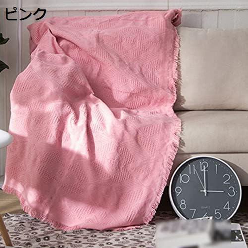 【今日限定、超買得30%OFFクーポン、2度チャンス無し】マルチカバー 長方形 大判 北欧 ソファカバー かわいい 両面使える ベッドカバー テーブルクロス 90*150cm テーブルカバー 防塵カバー ブランケット ソファー 椅子 ベッド ひざ掛け [3]