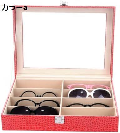 メガネオーガナイザー めがねケース プ メガネコレクター puレザーメガネケース メガネフレーム 眼鏡 ..