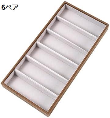 メガネトレイ メガネ収納ボックス 多目的メガネ棚ディスプレイオーガナイザー メガネショートレイ メガネネックレスストア用, 6ペア