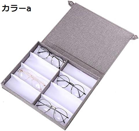 メガネ コレクション ケース 収納 メガネ収納ボックスメガネディスプレイボックス生地収納ミーピアアイディスプレイ 眼鏡 小物 雑貨入れ