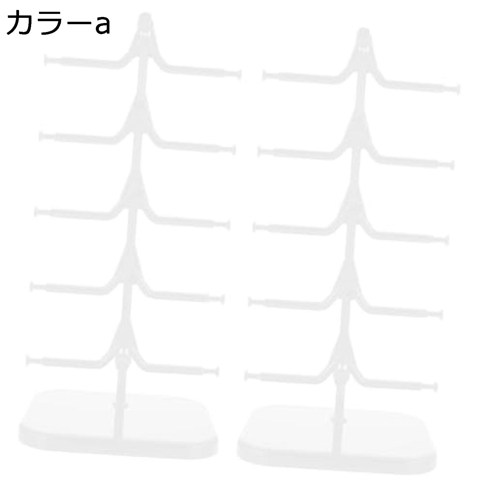 2個 メガネホルダー ジュエリートレイ メガネスタンド ショップグラスオーガナイザー メガネディスプレイラック デスクトップ 眼鏡 展示塔 収納ボックス 回転する メガネフレーム