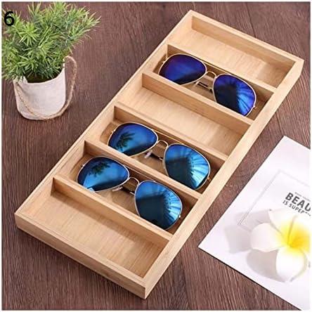 サングラスディスプレイ サングラス収納ボックスニューハイグレードメガネディスプレイボックスホームサングラス収納ボックス木製サングラス表示箱 眼鏡ディスプレイスタンド