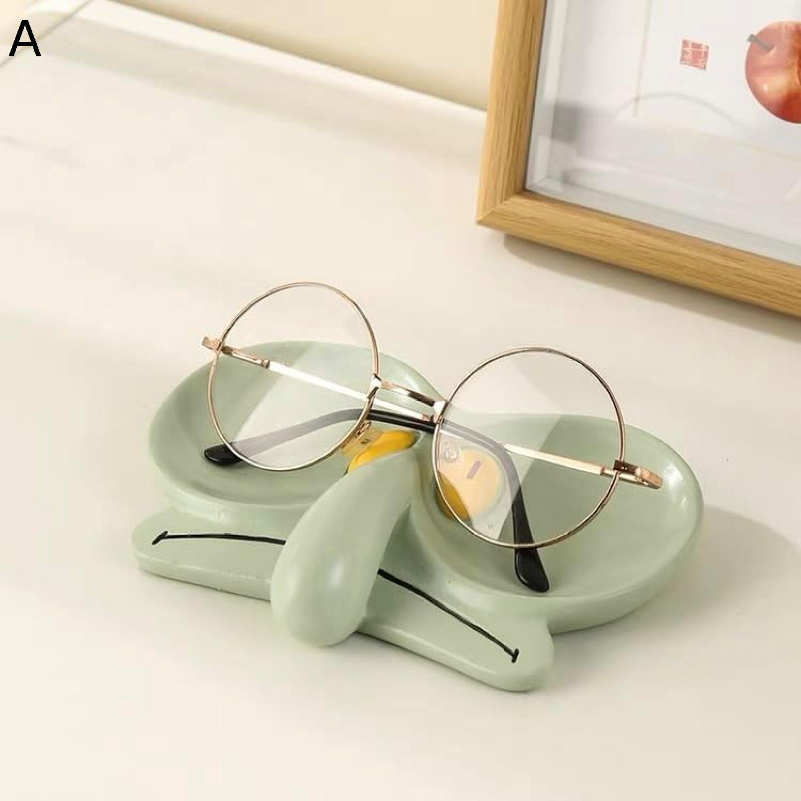 スポンジ ボブ イカルド 眼鏡ケース 置物 アクセサリーボックス 収納ボックス 収納トレイ トレイ 多機..