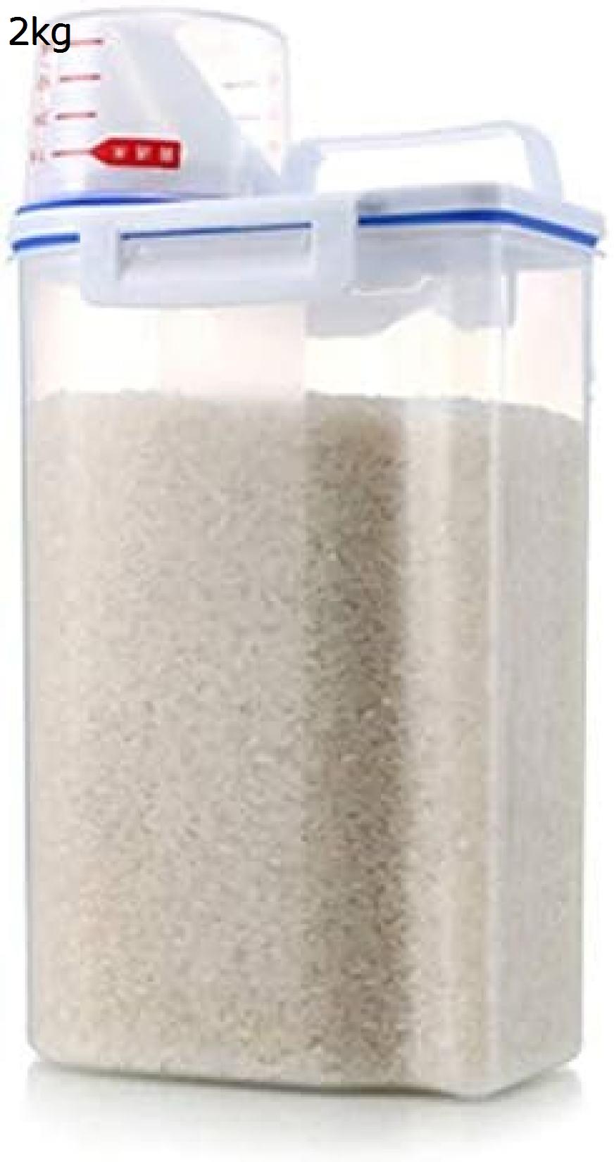 密閉米びつ 2kg 米櫃 ライスストッカー ライスボックス 保存容器 米入れ ストッカー