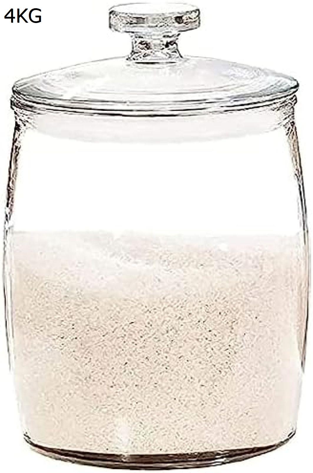 米びつ おしゃれ 米入れ 米貯蔵容器 4kg ライスストッカー 密閉米びつ ライスストッカー お米保存容器 米櫃 ガラス瓶 冷蔵庫 こめびつ 貯蔵タンク 小麦粉 防虫 蓋付き瓶 清潔便利 駄菓子 キッチン収納 砂糖 防湿 透明