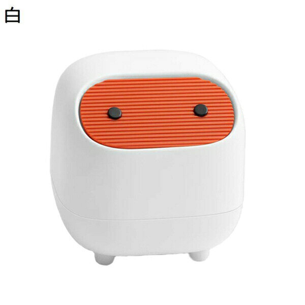 卓上ごみ箱 小型 忍者 可愛い ミニくずかごごみ箱 押す式ごみ箱 ディスペンサー デスクオーガナイザー 家 オフィス レストラン デスクトップ - グリーン [2]