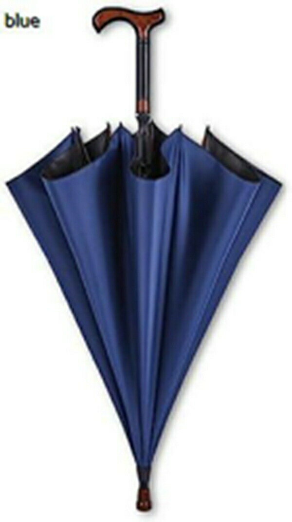 松葉杖傘 ステッキ傘 傘 杖 兼用 長傘 防風傘 超撥水 滑り止め 一傘両用 分離可能 多機能 8本骨傘 防錆..