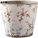 植木鉢 サボテン鉢 テラコッタ製 シンプル 鉢ポット 陶器 北欧 多肉植物鉢 円形 ファッション クリエイティブ デスクトップ盆栽 レトロ 底穴無し 花鉢 お洒落 花器 L 卓上 園芸用品 リビング 庭インテイア適用 ベランダ 収納 室内