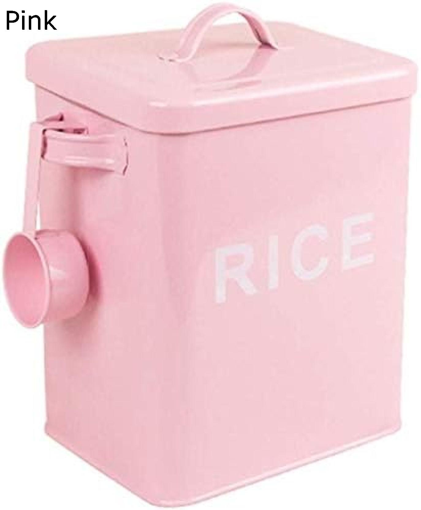 ライスボックスバケットストレージバケットドッグフードバケットペットフードバケットストレージ台所ストレージボックス穀物バケツを封印された密閉型 防湿 18.5*15.5*23cm