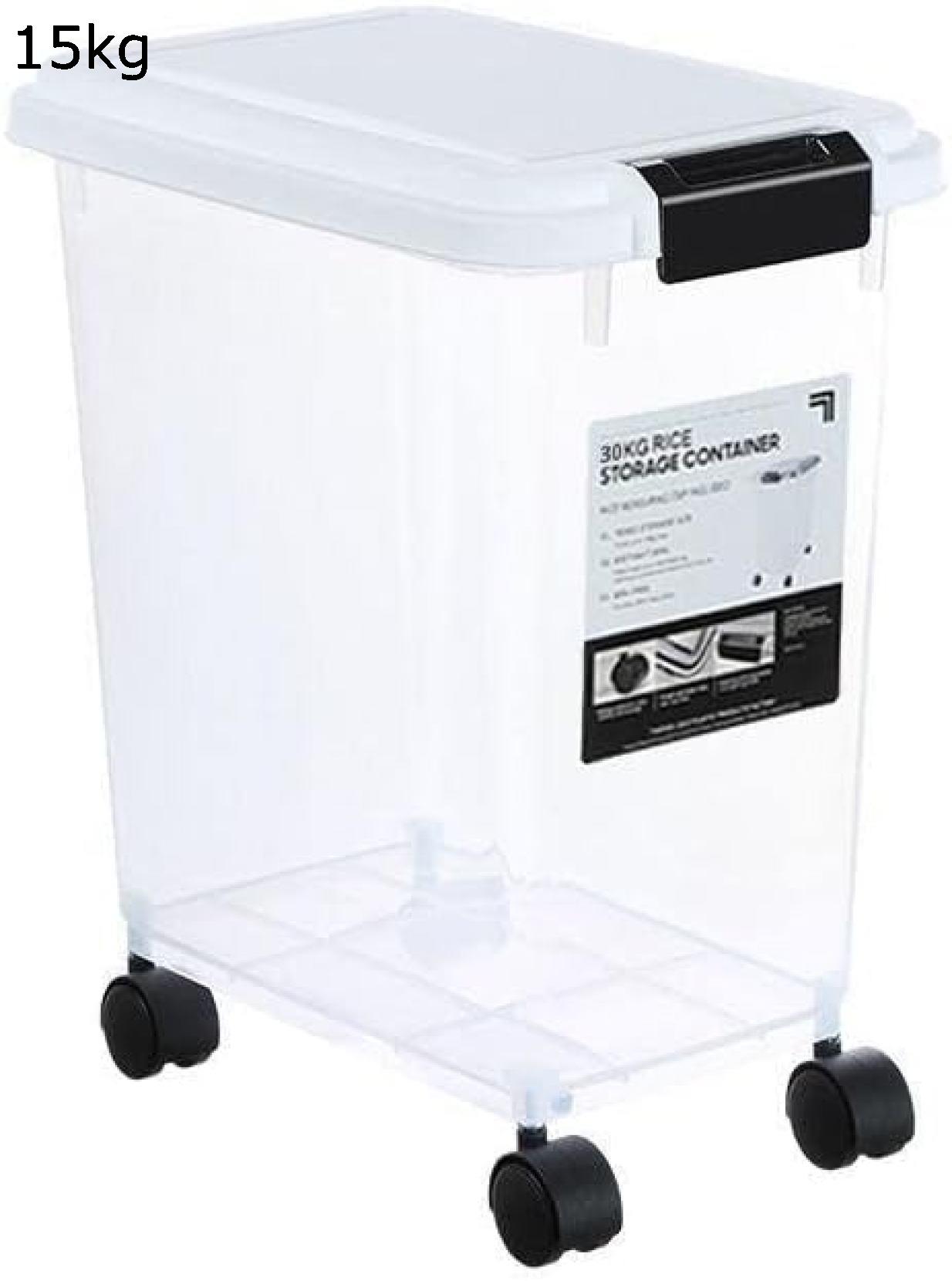 米びつ おしゃれ こめびつ 透明 大容量 お米ケース 保存容器 米入れ 米櫃 虫除け 密閉 無洗米 防湿 ラ..