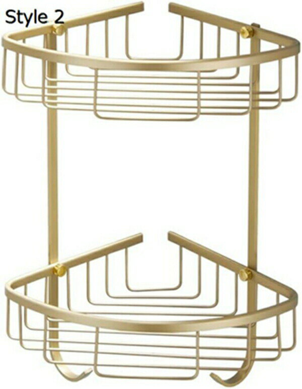 浴室用ラック コーナー三角 バスルーム ステンレス シャワーラック 強力粘着固定 石鹸置き お風呂の壁に 水切り 風呂場 洗面所 収納壁掛け棚