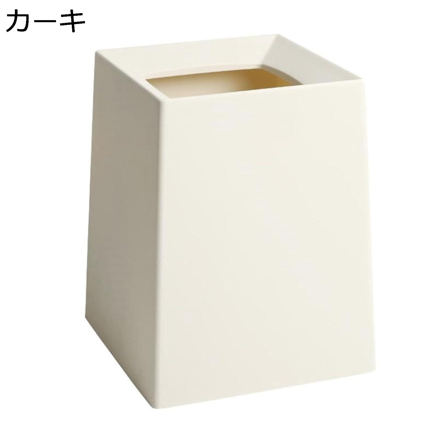 ゴミ箱 フタなし 12L ダストボックス 角型 ごみ箱 ゴミ袋が見えない おしゃれ スリム 抗菌 シンプル キッチン リビングルーム 部屋 トイレ 浴室 オフィス用 プラスチック ピンク