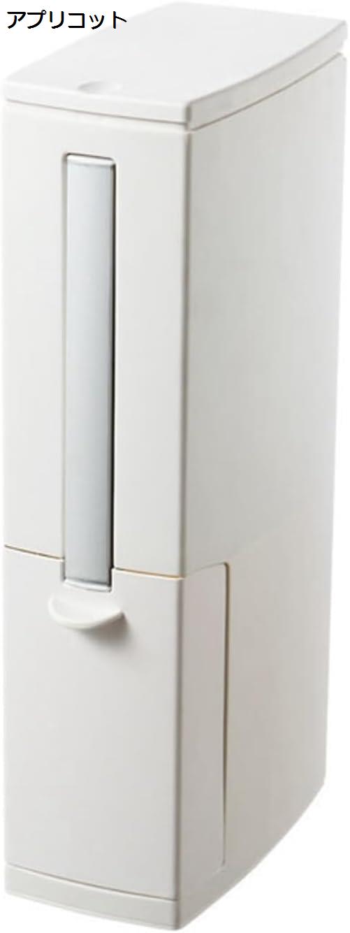 ゴミ箱 ふた付き 4L ダストボックス 角型 プッシュ式 ごみ箱 スリム おしゃれ 抗菌 消臭 密閉 音無し トイレ 浴室 プラスチック ホワイト