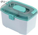 薬箱 ピルケース 薬入れ 2層 大容量 便利 ピルボックス くすりばこ 取っ手付き ロック機能つき 医療箱 救急箱 コンパクト 小物入れ 整理 裁縫箱 工具箱 ...