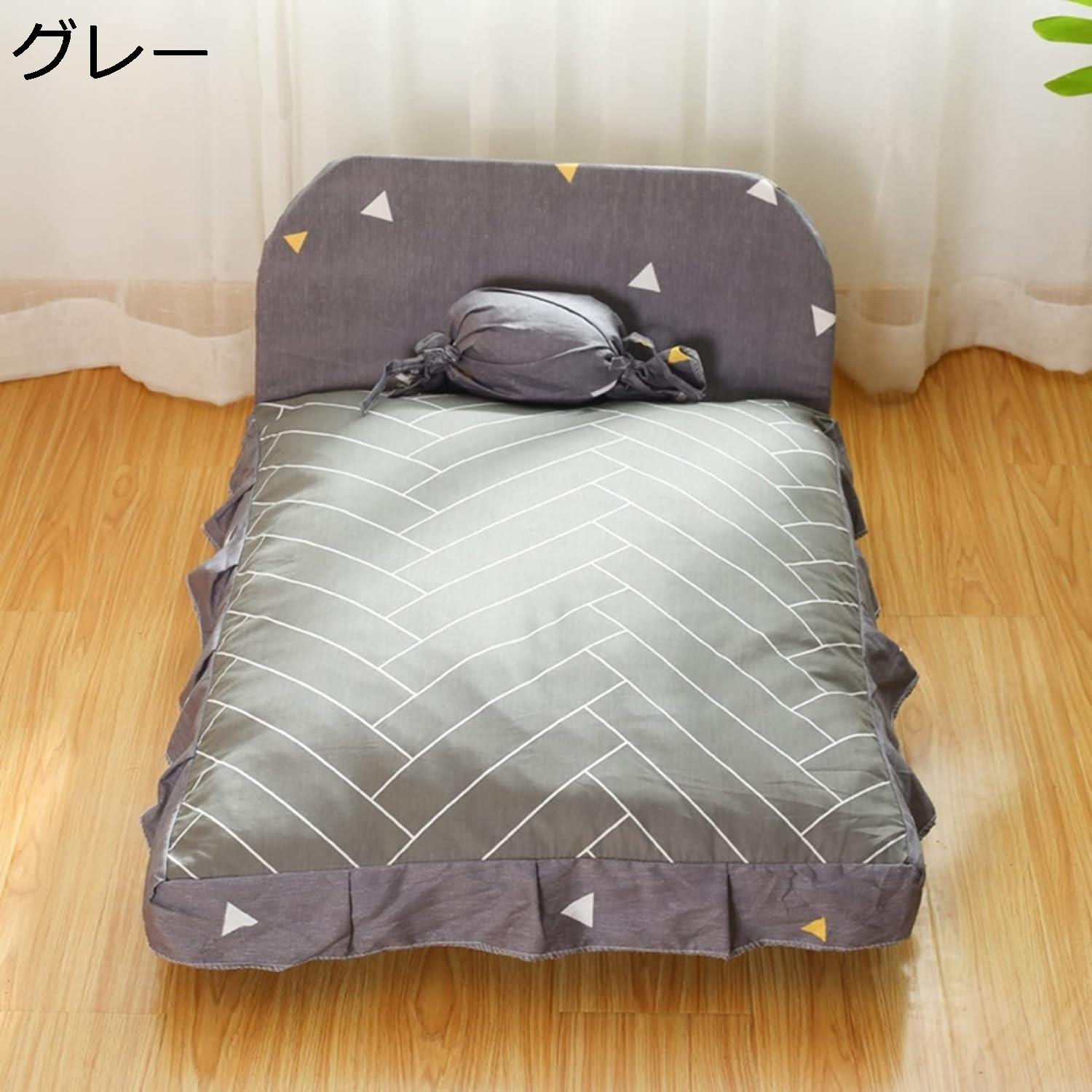 大森麗萱の【全店通用25％OFFクーポン】ペットベッド　猫ベッド　犬ベッド　可愛い　小型犬　ペットソファ　ふわふわ　スクエア型　高反発　枕付き　取り出しカバー　ペットクッション　オールシーズン　猫グッズ　滑り止め　通年タイプ　ぐっすり｜アングル3