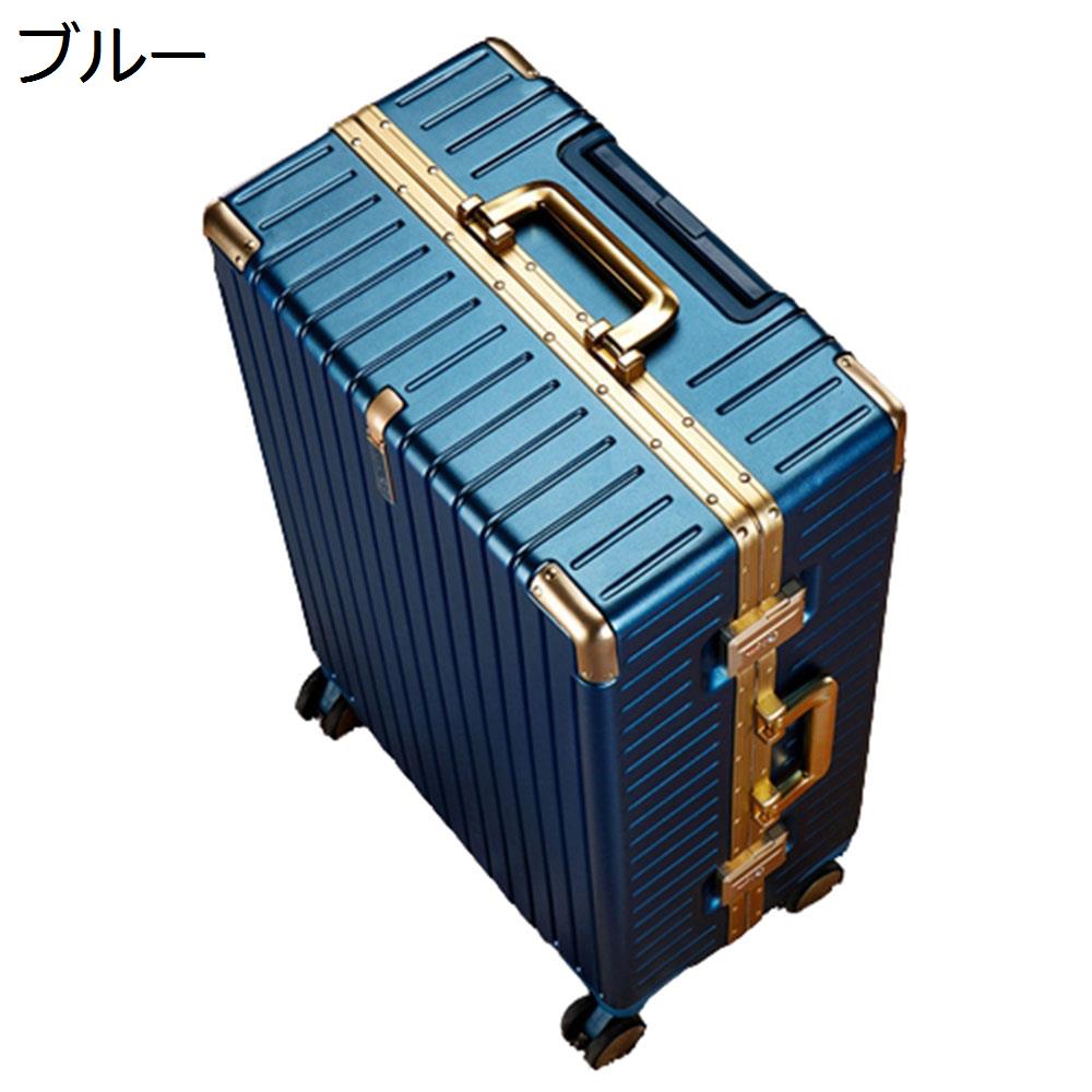 　　　 他のサイズはこちら Mサイズ（45L/託送必要/3-5泊） Lサイズ（60L/託送必要/6-8泊） 　　　 ◆◇◆人気の秘密◆◇◆ 【バッグ仕様】：Sサイズ：34cm×21cm×49cm、1-3泊に似合います、収納可能サイズ：35L、メイン素材：ABS樹脂とPCでの混合素材。超軽量で収納便利、初心者の方から旅慣れた方まで幅広くご利用頂けるスーツケースです。男女兼用のキャリーケースです。 【高品質素材】：ABS樹脂+PC耐衝撃材を採用し、耐衝撃性に優れた上、高弾性で、変形しにくい。ボディーの粘り強さと荷重レベルを高めるとともに、超軽量のキャリーバッグと頑丈なボディーの完璧な統一を実現しました。エンボス加工、傷つきにくい。また衝撃に強いコーナーパッド付きで、移動時の衝撃や、受託手荷物扱い時などの衝撃から大切な荷物を守ります。携帯便利、女性でも楽々に持ち出かける人気なキャリーケースです。 【TSAロック付き】：海外旅行には欠かせない世界基準のダイヤル方式のTSAロックを採用しています、より安全で便利です。米国をはじめ、世界各地の空港で荷物を預ける際に鍵をかけたまま預けることができるTSAロックを採用しています。暗証番号式だから鍵をなくすリスクもありません。工場から出荷する時の初期パスワードは「000」です。※TSAロックの鍵は運輸保安庁の職員が所有する物で、本製品は付属しておりません。 【アルミフレーム式】：アルミフレームはリベットで固定しており、スーツケースの寿命を延ばします。ファスナー製のフレームよりも強固で、ケース内の物をしっかりと保護して崩れるのを防止します。素材の性質上、水を簡単に浸入させないことも安心できるポイントです。アルミは鉄などに比べて軽い金属であるため、その手軽さで取り扱いが楽になります。軽量さ故に、海外旅行やビジネス出張に便利です。 【三段調節キャリバー＆静かなキャスター】：アルミニウム製の超軽量のキャリバーは伸縮可能で、ご自分の身長に合わせて、スムーズな3段階調整が可能です。高弾性TPE衝撃軽減素材のキャスターを採用し、より静かで耐摩耗性も向上しています。スムーズな滑りを実現しながら、360度の自由回転もできます。耐振性に優れるデザインで、荷物を入れて凸凹な路面でもスムーズで安定した移動を可能にします。 　　　◆◇◆注意事項◆◇◆ご覧のモニターの環境、撮影環境により実物と色味が異なって見える場合がございます。湿った状態で他のものと擦り合わせると色が移る恐れがあります。濃色品の洗濯時は、白色、淡色と分けて洗ってください。説明 【商品データ】メイン素材：ABS樹脂+PCSサイズ：35L/機内持込/1-3泊Mサイズ：45L/託送必要/3-5泊Lサイズ：60L/託送必要/6-8泊工場から出荷する時の初期パスワードは「000」です。【様々なシーンで活躍】シンプルなデザインで、男女年齢問わずご利用いただきます。旅行、出張、通学、合宿、アウトドア、遠足、ショッピング、お釣り、帰省、お出かけ、スポーツ、防災用など様々なシーンで活躍できます。母の日、父の日、誕生日、卒業日など祝日で、プレゼントとしてもオススメです。【TSAロック搭載】海外旅行には欠かせない世界基準のダイヤル方式のTSAロックを採用しています、より安全で便利です。アメリカなど領土に到着する国際旅客の手荷物について、X線透視検査を行います。荷物については開封して目視チェックもあり得るため、一切施錠しないことが求められています。TSAロックならば、検査員が専用のマスターキーで開封することができるため、預け入れ時にも施錠して渡すことができるのです。※注意：本体の鍵穴はTSA職員の検査用ですので、TSAロックの鍵は運輸保安庁の職員が所有する物で、本製品は付属しておりません。【特徴】1.ABS樹脂+PC耐衝撃材を採用し、耐衝撃性に優れた上、高弾性で、変形しにくく、上品な質感と耐久性を兼ね備え、長くご愛用いただけます。2.アルミニウム製の超軽量のキャリバーは伸縮可能で、ご自分の身長に合わせて、スムーズな3段階調整が可能です。3.高弾性TPE衝撃軽減素材のキャスターを採用し、より静かで耐摩耗性も向上しています。スムーズな滑りを実現しながら、360度の自由回転もできます。4.衝撃に強いコーナーパッド付きで、移動時の衝撃や、受託手荷物扱い時などの衝撃から大切な荷物を守ります。5.アルミフレームはリベットで固定しており、スーツケースの寿命を延ばします。ファスナー製のフレームよりも強固で、ケース内の物をしっかりと保護して崩れるのを防止します。【ご注意】1.ご購入前に、仕様をよくご確認ください。2.運送時などにできる多少のキズはお許しください。3.光撮影やディスプレイによって、実際の商品の色やサイズとウェブサイトの色やサイズが若干異なる場合があるかもしれませんので、ご了承ください。