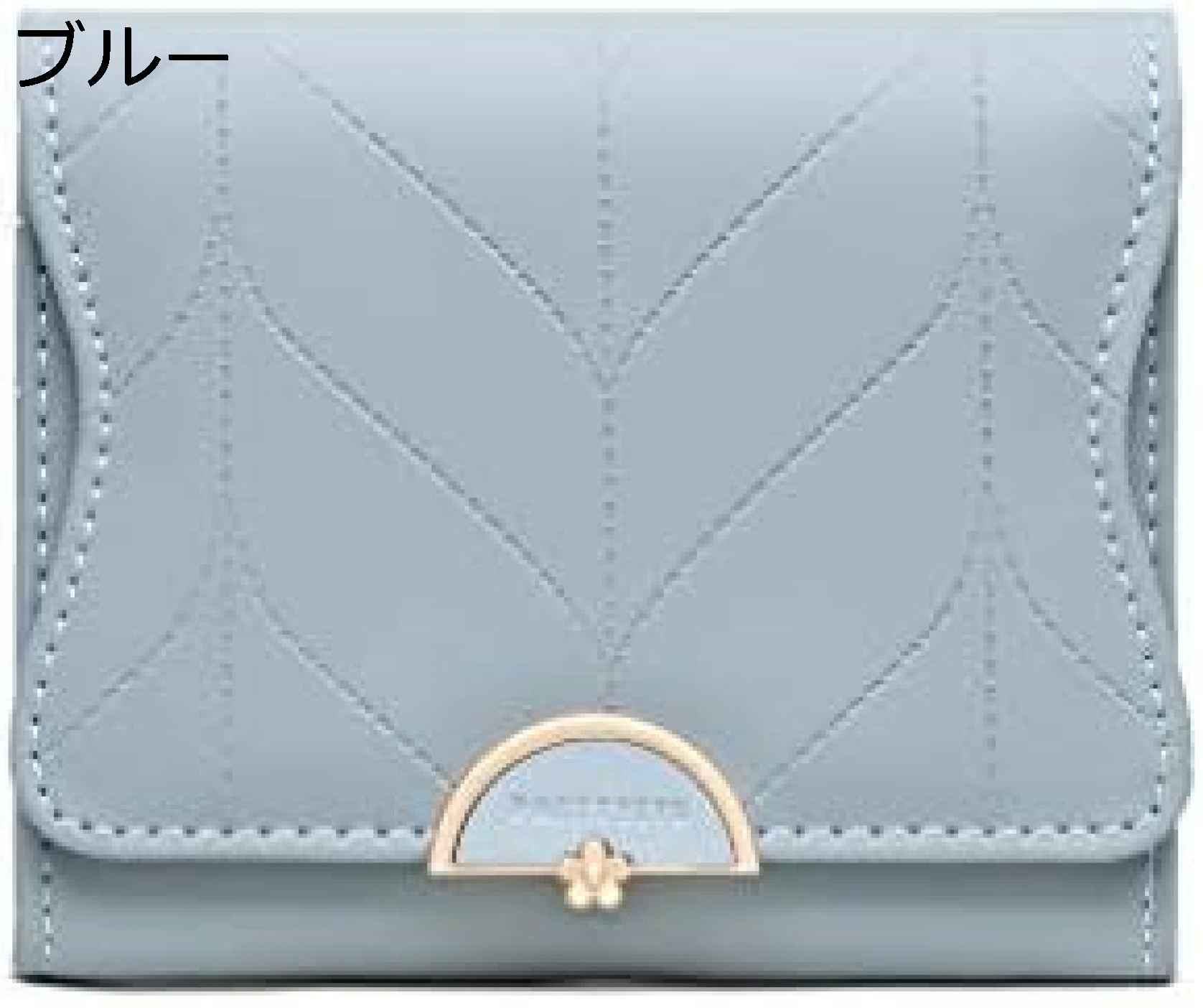 「25％OFFクーポン付き」財布 レディース ミニ 無地 三つ折り お札/カード入れ 手のひらサイズ かわいい おしゃれ 多機能 大容量 軽量 コンパクト 極小財布 ウォレット 金運アップ 短財布