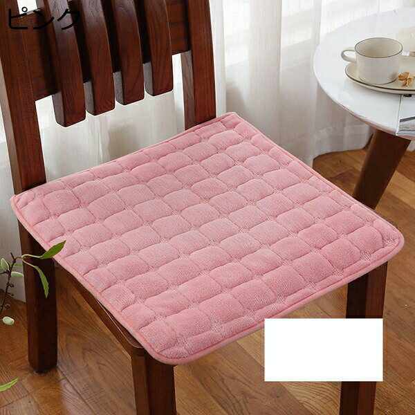 Other - 【25%OFFクーポン】座面クッション ダイニングチェア用 厚め お尻に優しい 体圧分散 滑り止め ひも付き シンプル 無地 座布団 オフィス ダイニング 読書 喫茶店 在宅勤務 クッション 正方形 四季通用