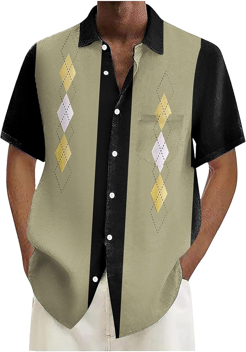 シャツ メンズ 長袖 半袖 リネンシャツ 立ち襟 折り襟 メンズシャツ 薄手 カットソー 綿麻 和風 春服 夏服 大きいサイズ 無地 麻シャツ ゆったり カジュ...