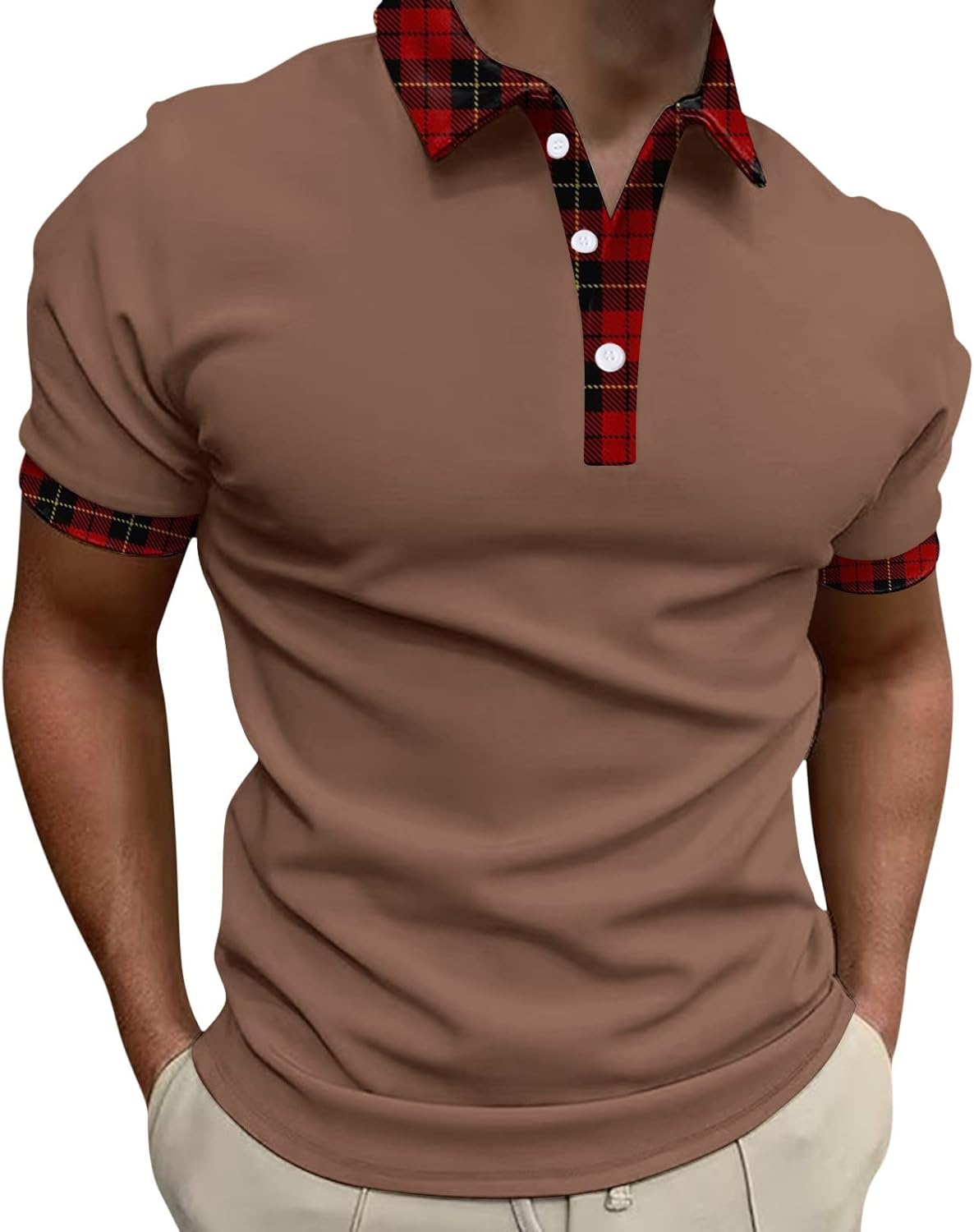 メンズ ポロシャツ 半袖 ゴルフシャツ 無地 ゆったり カジュアル カットソー ゴルフウェア ストレッチ Tシャツ テニスシャツ ビジネス 上着 吸汗速乾 トレ...