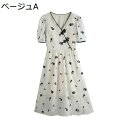 レディース ワンピース ロング丈 ドレス 半袖 夏 S~L 可愛い ハイウエスト マキシワンピース ロングワンピース マキシワンピ ゆったり きれいめ 着痩せ 通勤 通学 デート リゾート サマードレス リゾートワンピース