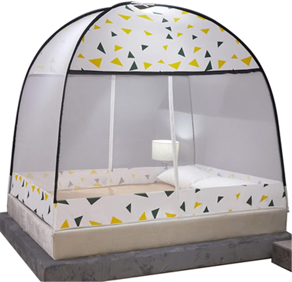 蚊帳 ワンタッチ 3秒組み立てキャンプ式蚊帳 ワンタッチ ベビー 大人 兼用 密度が高い 虫除け 蚊よけ ..