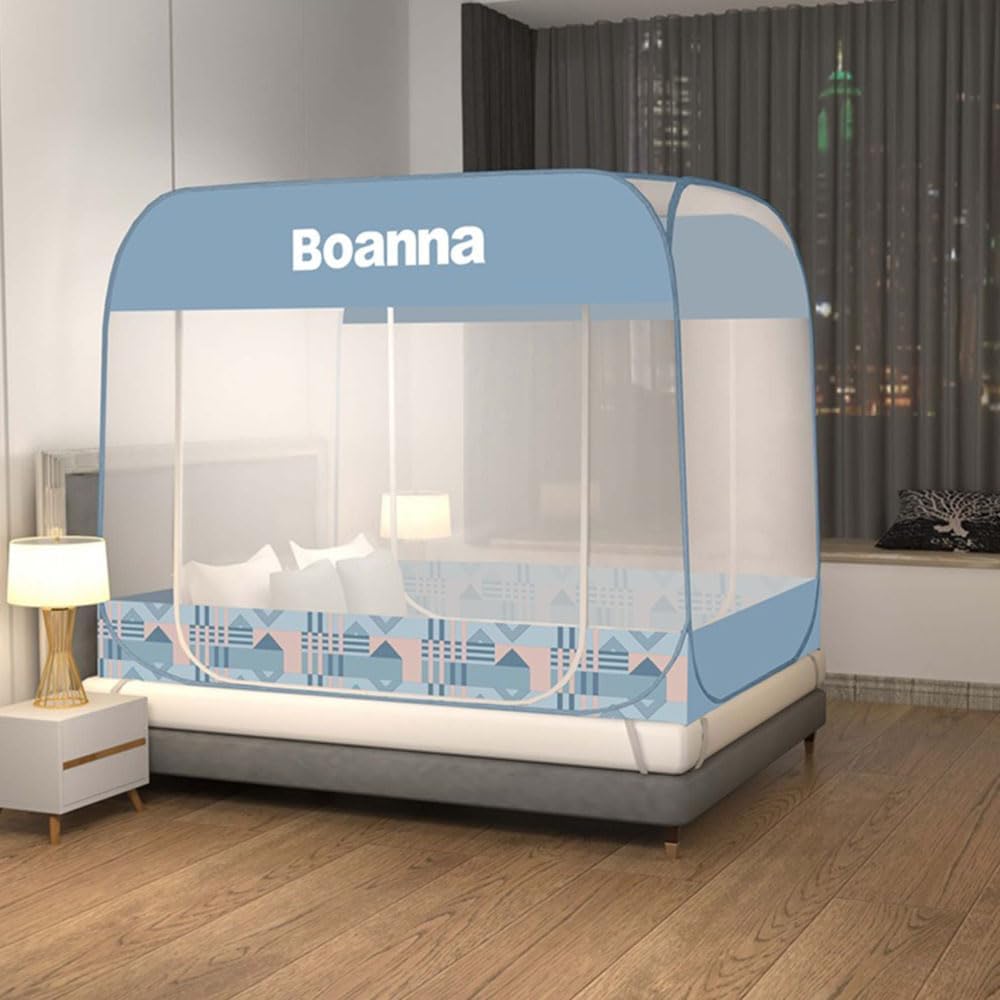 蚊帳 蚊帳 メッシュてんと ワンタッチ 底付き 全方位ガード キャンプ式 箱型の蚊帳 虫除け テント蚊帳 ..