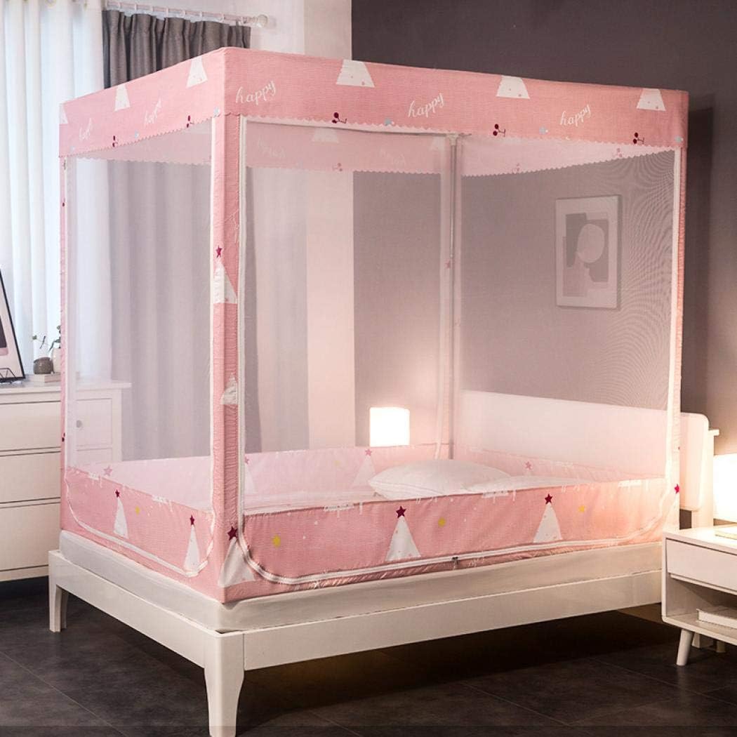 蚊帳 底つき かや テント 全包囲 虫よけ 蚊よけ ムカデ対策 大空間 おしゃれ ネット通気性 四角型 シン..