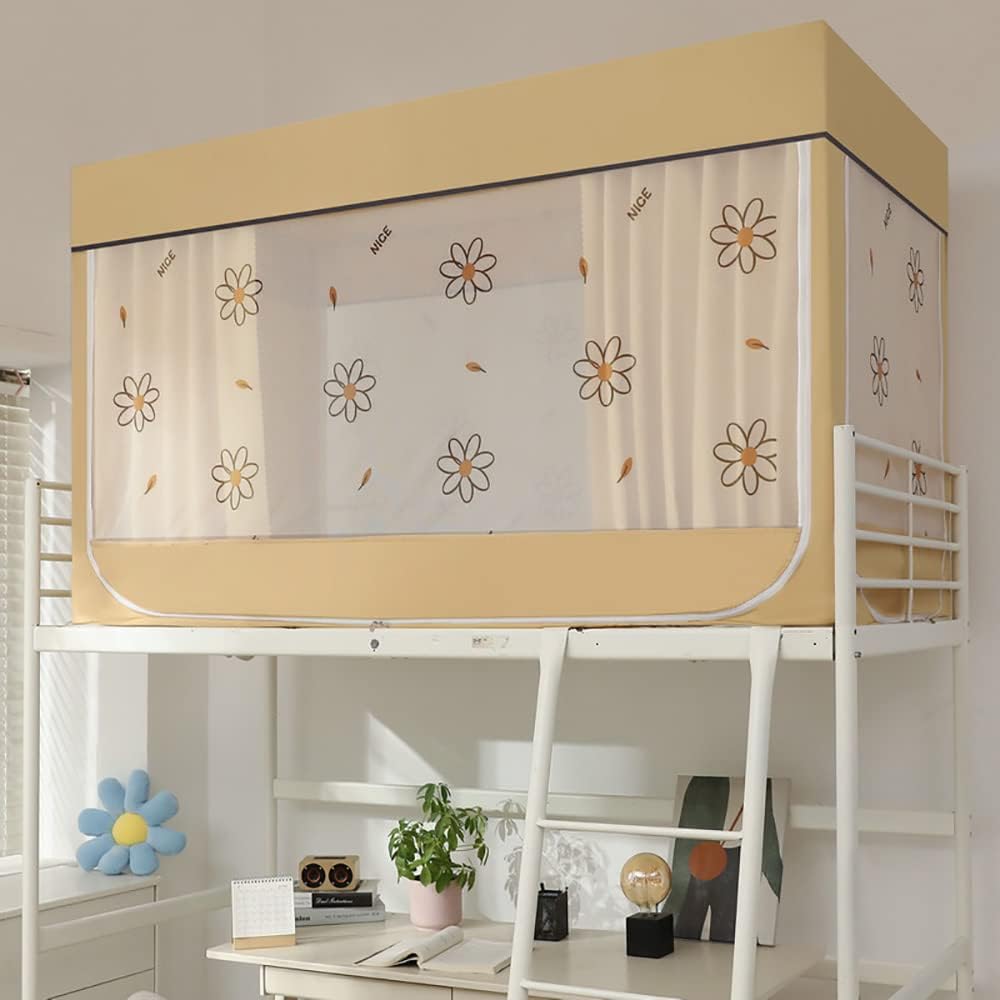 蚊帳 かや 三開け ベッドテント 学生寮 プライバシーテント プライバシー蚊帳 遮光 通気性 防塵 多機能..