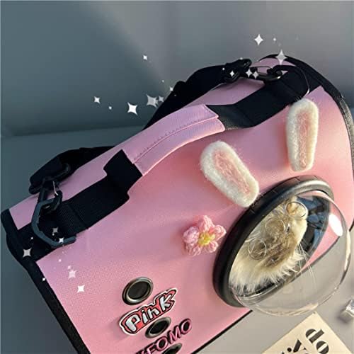 【全店通用25％OFFクーポン】猫 M キャリー ペットキャリー バッグ ピンク リュッ...