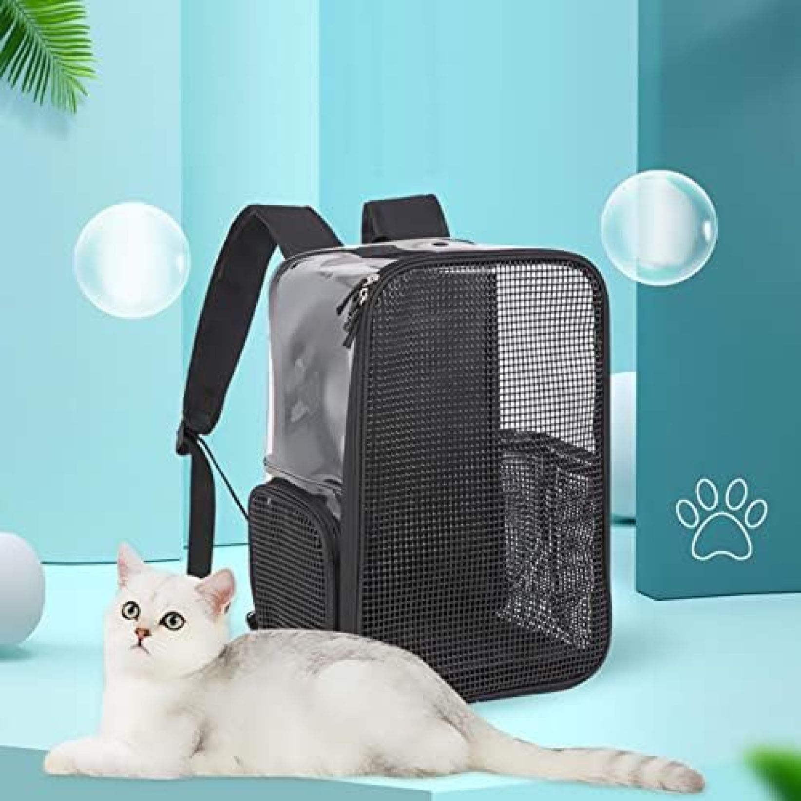 【全店通用25％OFFクーポン】猫リュック 折りたたみペットリュック 猫用 犬用 子猫用