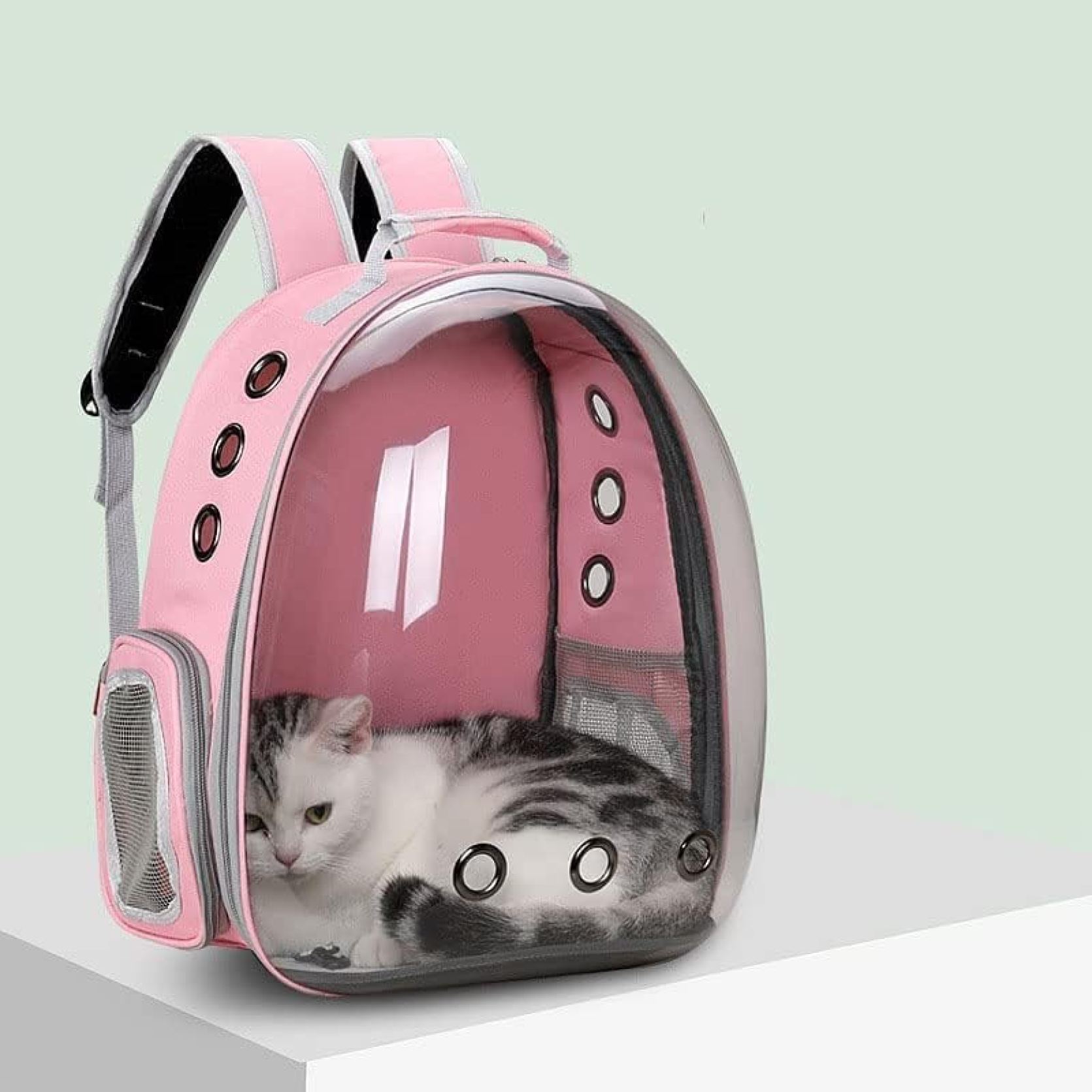 【20%OFFクーポン〜】ペットキャリーバッグ 宇宙船カプセル型 ペットキャリー リュ...