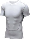コンプレッションウェア メンズ 夏 冷感 加圧シャツ 半袖 スポーツ tシャツ スリミングシャツ 消臭 吸汗速乾 アンダーシャツ パワーストレッチ ジムtシャツ 野球アンダーシャツ スポーツインナー