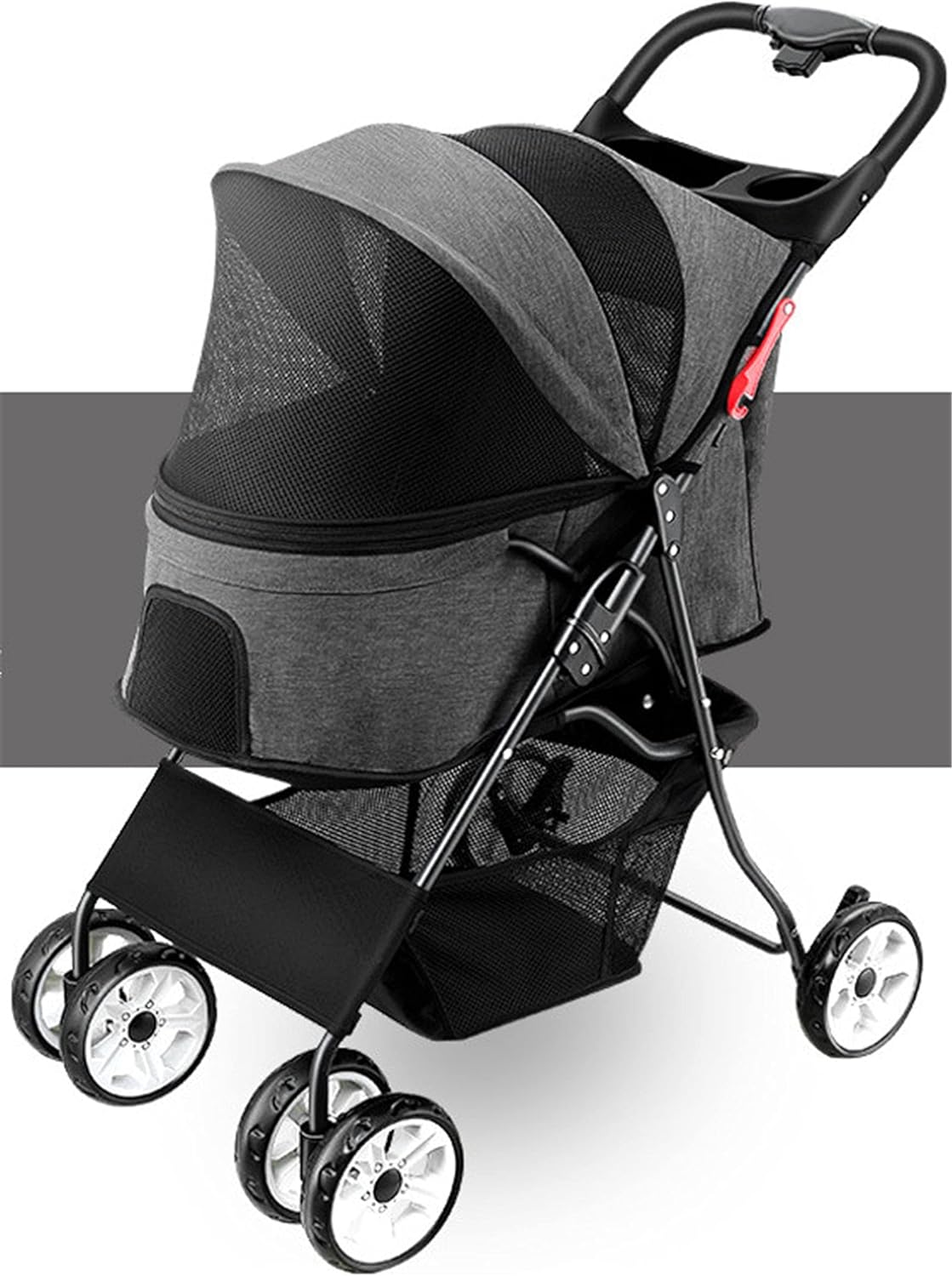 ペットカート 犬用 キャリーカート 犬用ベビーカー ペットバギー 折りたたみ式 犬 カート 猫犬兼用 360..