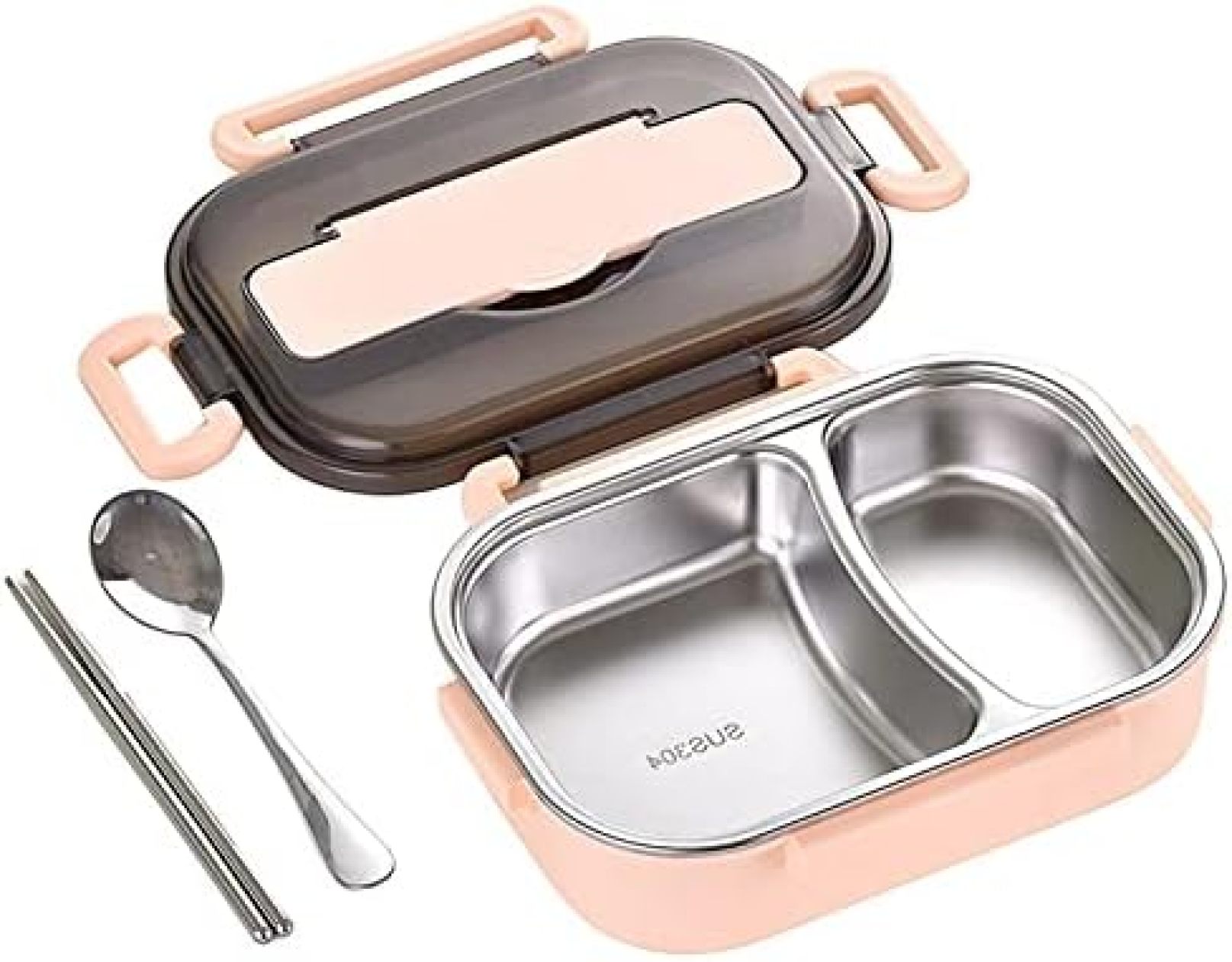 　　　 ◆◇◆売れている秘密◆◇◆ 鮮度を保つお弁当ボックス：食品を分離して混ざらないように保ち、本来の味を楽しめます。 漏れ防止設計：4つのバックルとシリコンシールリングで安心して持ち運べます。 軽量で便利：携帯電話ホルダーとしても使用可能で、持ち運びや保管も簡単。 多目的使用：外出先やオフィス、学校、パーティーなど、さまざまな場面で活躍します。 子供向けのお弁当に最適：忙しい日でも、新鮮で美味しい食事を提供できます。 　　　◆◇◆注意事項◆◇◆ご覧のモニターの環境、撮影環境により実物と色味が異なって見える場合がございます。湿った状態で他のものと擦り合わせると色が移る恐れがあります。濃色品の洗濯時は、白色、淡色と分けて洗ってください。説明 【驚異の保温性】電子レンジ対応！仕切り付きランチボックスは学校や会社でも大活躍！箸スプーン付きで便利な保存容器！男性?女性?子供にもおすすめ！ ★【独自の仕切り付きデザイン】：食材を分けて保管し、美味しさをキープ。食べ物の本来の味を損なわず、食事を楽しめます。 ★【新鮮さが長持ち】：お弁当を使えば、いつも新鮮な食事を楽しめます。食材が混ざらず、味が美味しさを保ちます。バックルデザインで開閉が簡単。 ★【しっかりと密封】：4つのバックルが食べ物を漏れさせません。シリコンシールリングも付いており、水漏れを防いで食事を楽しめます。 ★【軽量＆便利】：持ち運びや収納に便利。携帯電話ホルダーとしても使用可能で、食べながら動画を楽しめます。 ★【多目的利用】：外出先や学校、オフィスなどで使用可能。ピクニックやパーティーにも最適。美味しい食事を楽しむためのアイテムです。