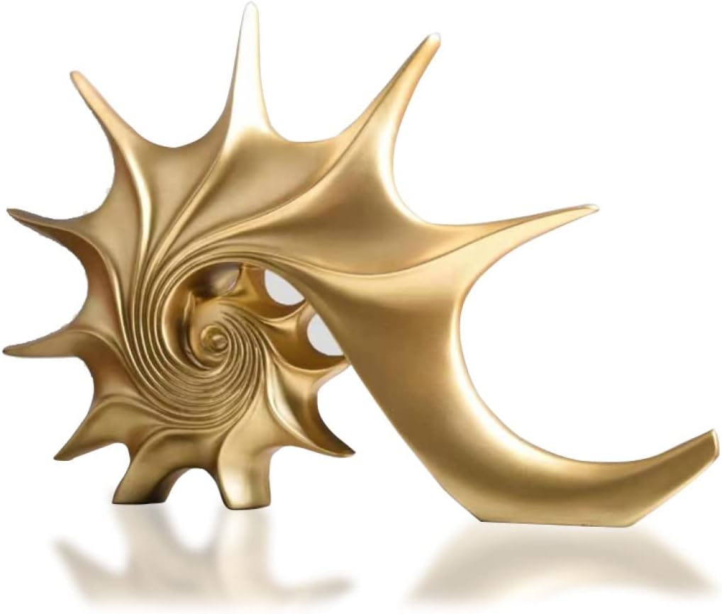 樹脂製 ラージ 貝殻 おきもの 貝殻の置物 ヨーロッパ風 ホームデコレーション つぶ貝 置物 ギフト 寝室..