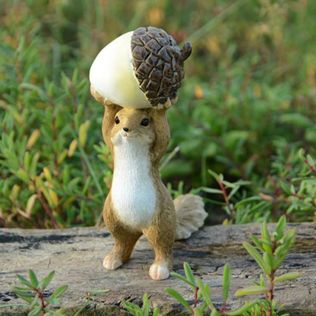 リス 置物 タイプ2 可愛い 栗鼠 雑貨 カントリー風 ラビット リアル F インテリア 置き物 おきもの りす アニマル 置物ガーデンオブジェ 樹脂飾り 動物の置物 アウトドア おきもの ガーデン雑