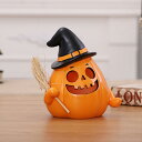 オブジェ 置物 カボチャ ハロウィン 飾り F led かぼちゃ ハロウィン 飾り付け ライト 玄関 置物 ハロウィーン 装飾 パーティーに飾り 店舗 撮影小物...