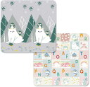 プレイマット 180*200*2cm 折りたたみ ベビーマット 薄手 厚手 遊び 学べる 清掃簡単 両面パターン キッズ用プレイマット 可愛い 動物 転倒防止 収納 安全 無毒 無味 出産祝い ルーム