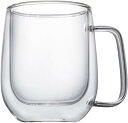 耐熱 グラス マグ 150℃ コップ ガラス かわいい 食器 おしゃれ 250ml 電子レンジ OK 250ml*2 マグカップ 持ち手 保温 カップ 透明 無地 ガラス製 北欧 保存容器 シンプル