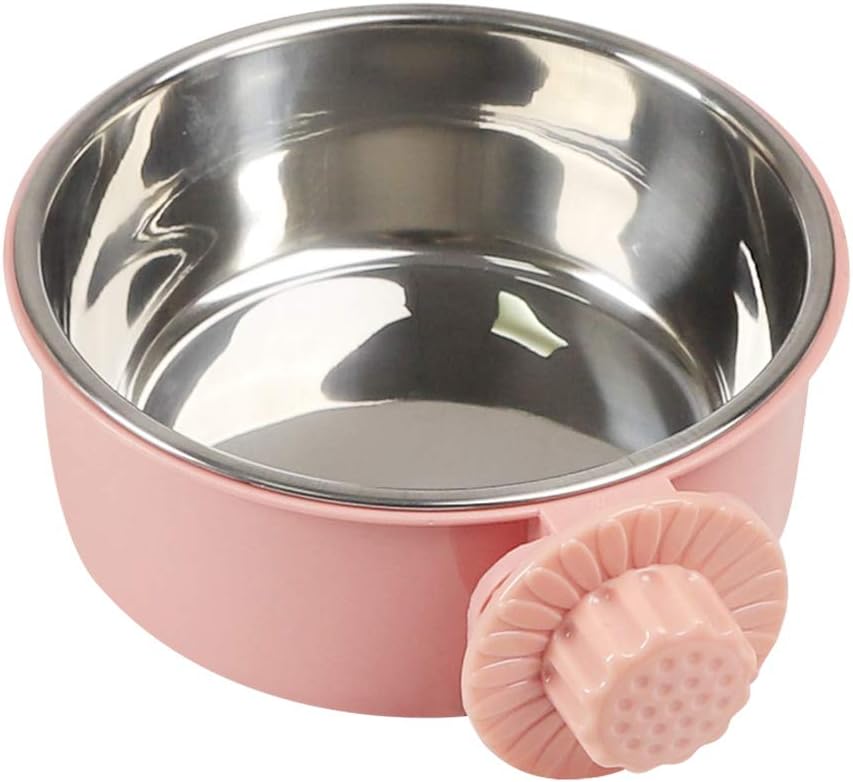 ペットぶら下げボウル ペットボウル ハンガー ゲージ用 ペット食器 餌入れ 固定 ヘルスウォーターボウ..