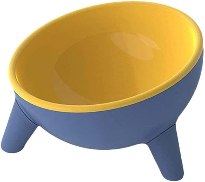 猫 食器 餌入れ 傾斜がある 45度 脚付 ペット ボウル フードボウル 犬 猫食器 陶器 ウォーター ボウル ..
