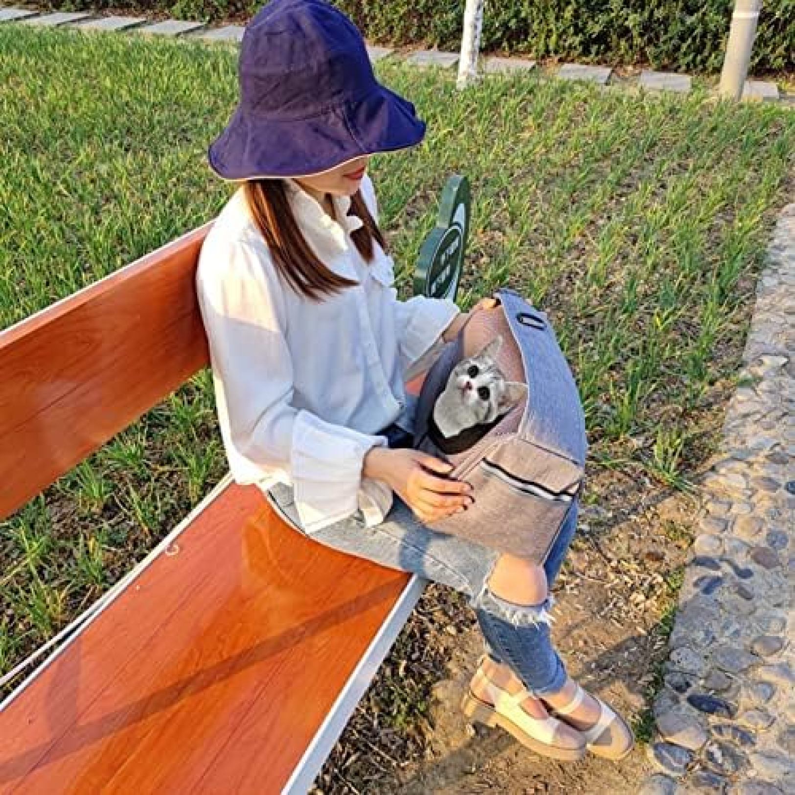 ペット 用品 犬 バッグ スリング 抱っこ紐 お出かけ抱っこ バッグ ペット 中小型犬...